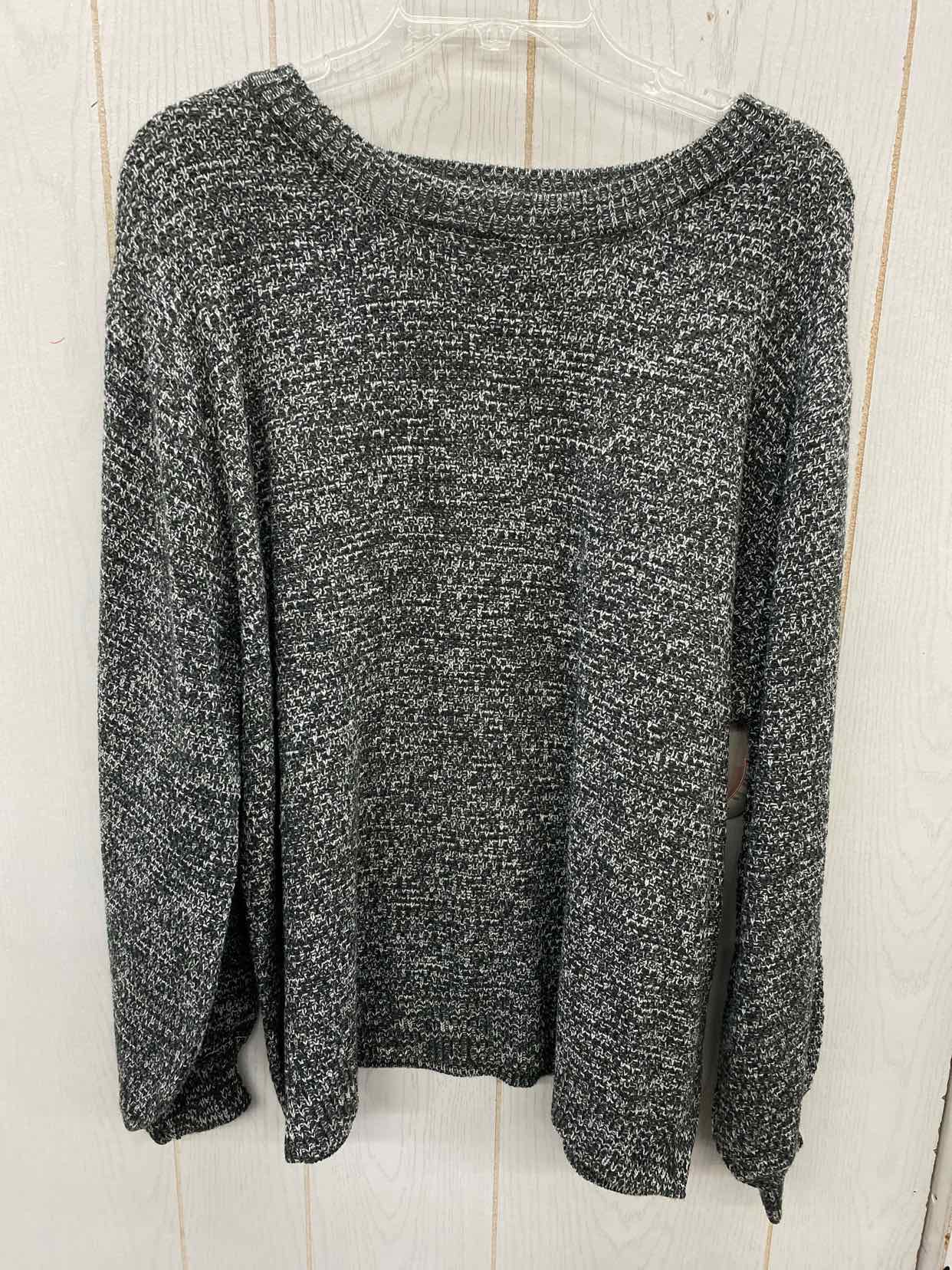 Zenana Gray Womens Size XL Sweater