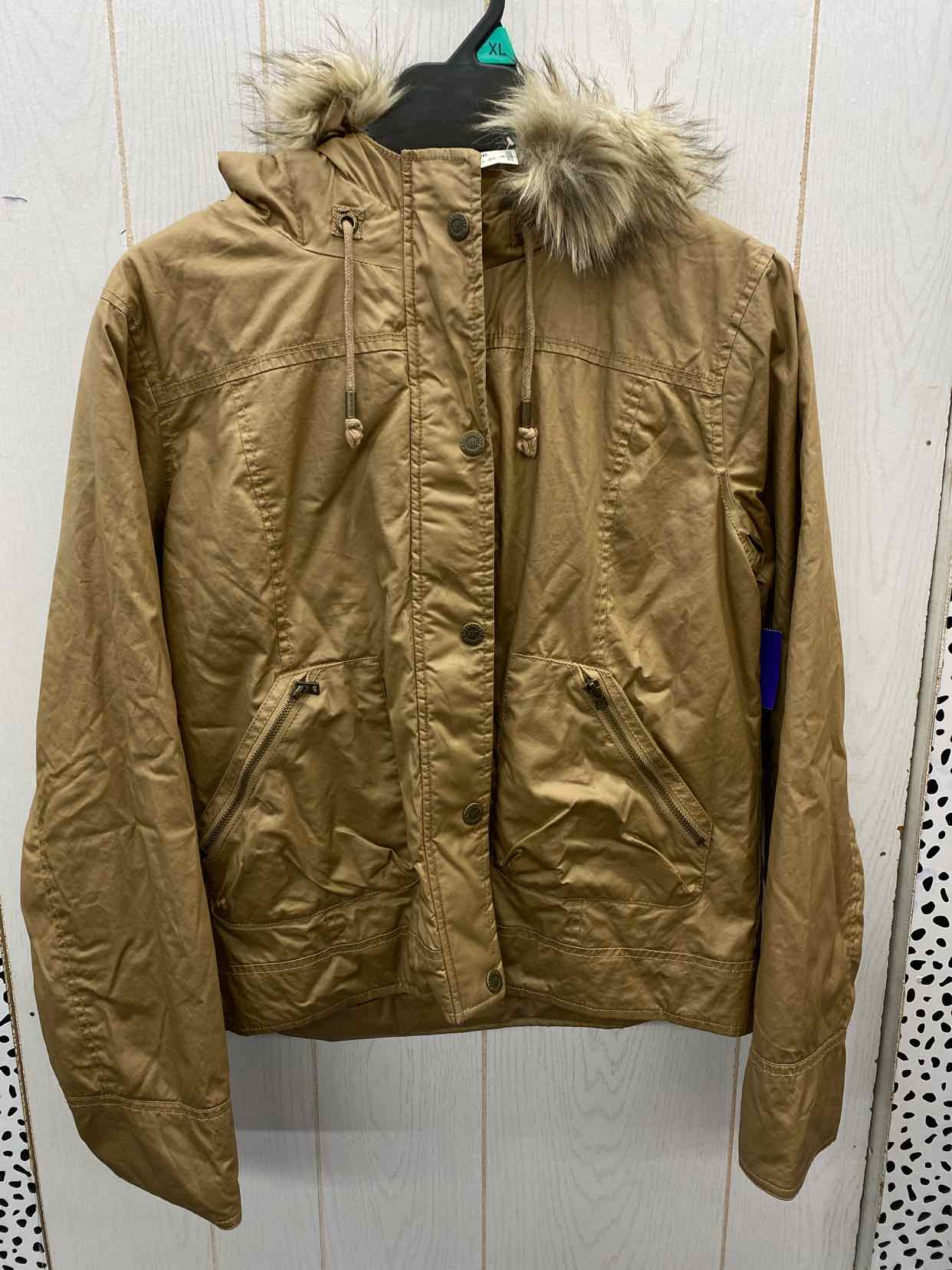 Aeropostale Tan Junior Size L/XL Jacket (Outdoor)