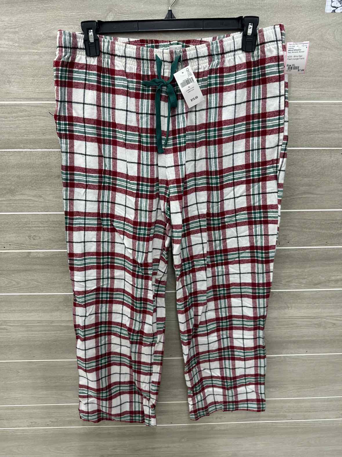 Natural Reflections Size XL Red Womens Pajamas