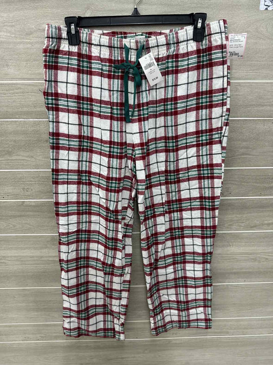 Natural Reflections Size XL Red Womens Pajamas