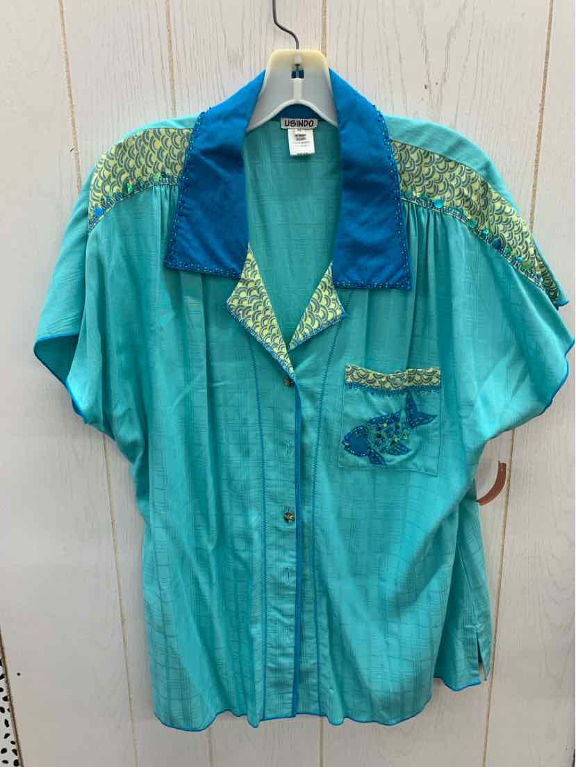 Blue Womens Size XL Shirt