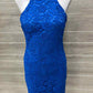 LULU'S Size 2/4 Blue Womens Dress