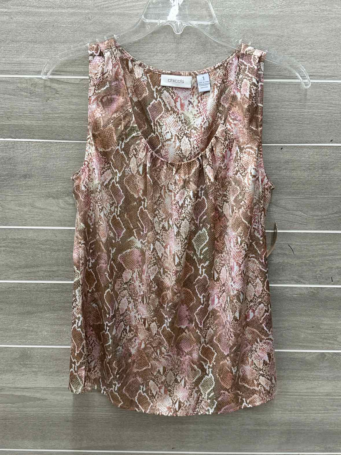 Chico's Pink Womens Size M Tank Top