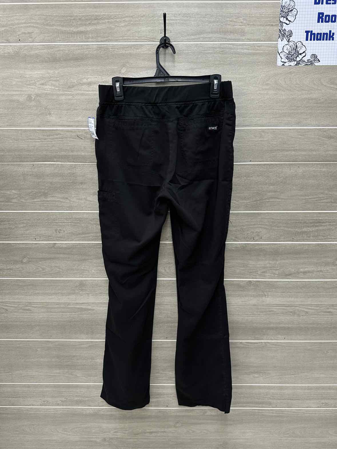 Greys Anatomy Size S Tall Black Womens Scrub Pants