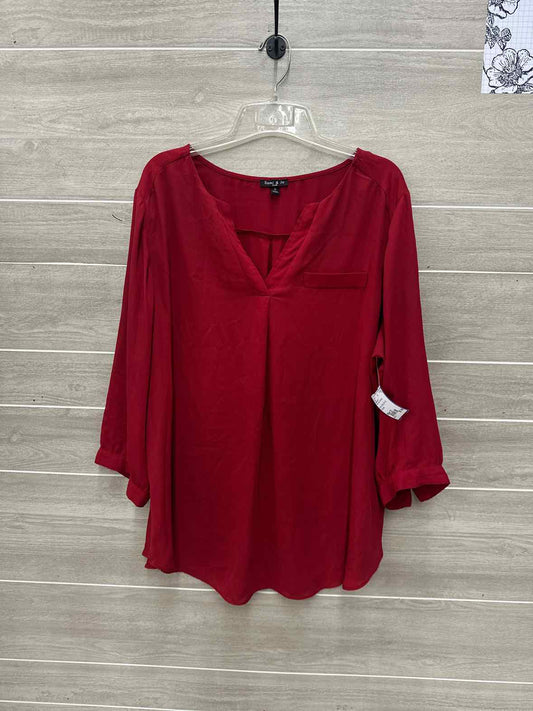 Sami & Jo Size 1X Red Plus Shirt