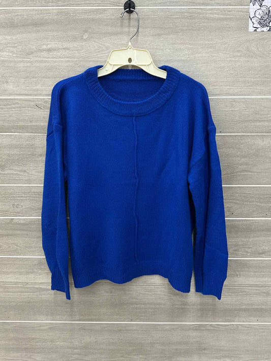 Blue Womens Women Size Small Sweater