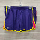 Under Armour Size L Purple Womens Shorts
