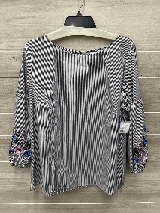 Liz Claiborne Size XL Gray Womens Shirt