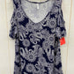 Navy Womens Size M Shirt