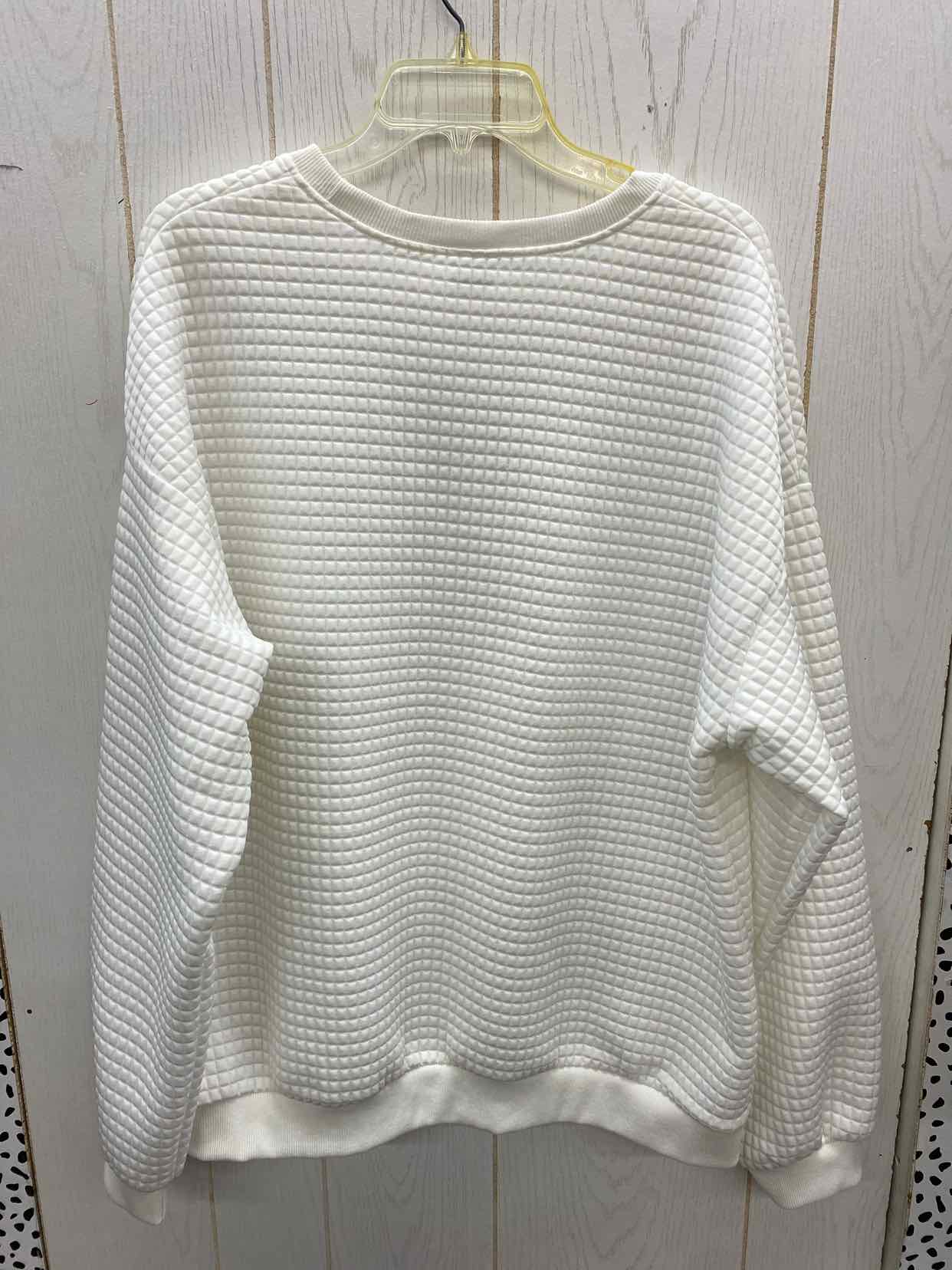 White Womens Size 16/18 Sweatshirt