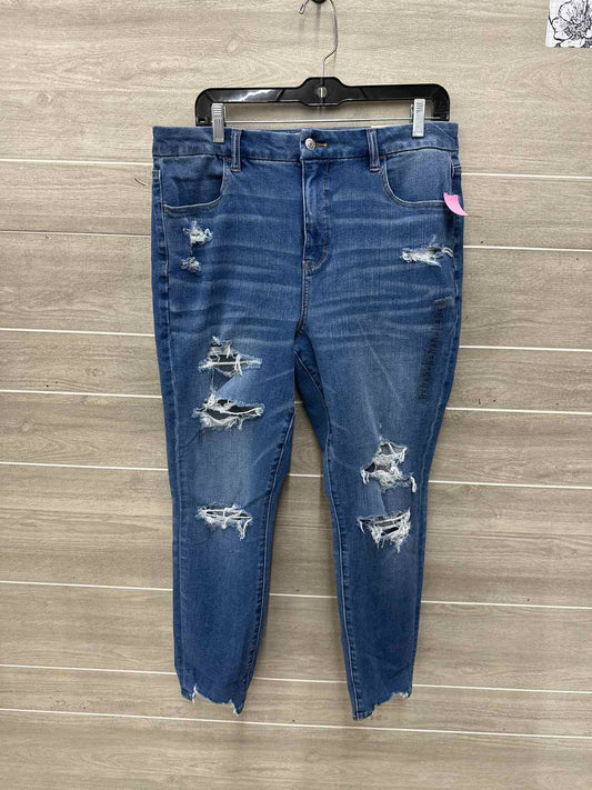 American Eagle Size 14 Blue Womens Jeans