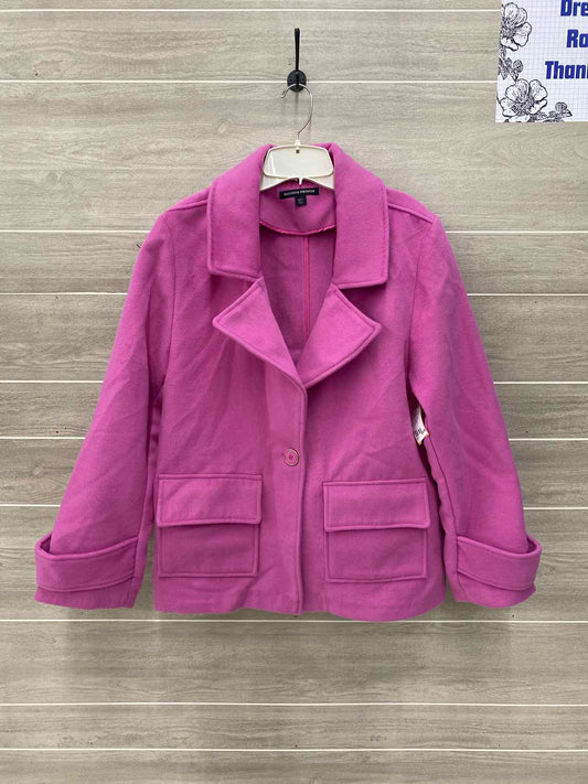 Boston Proper Pink Womens Women Size L Jacket (Outdoor)