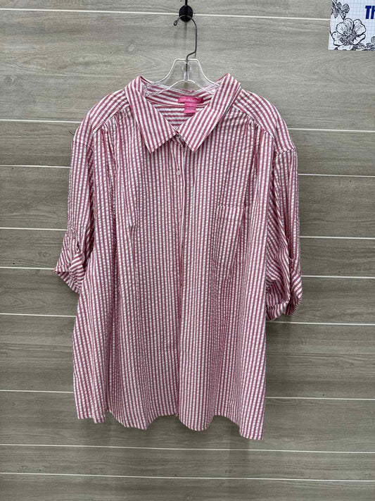 Woman Within Pink Womens Size 4X Shirt