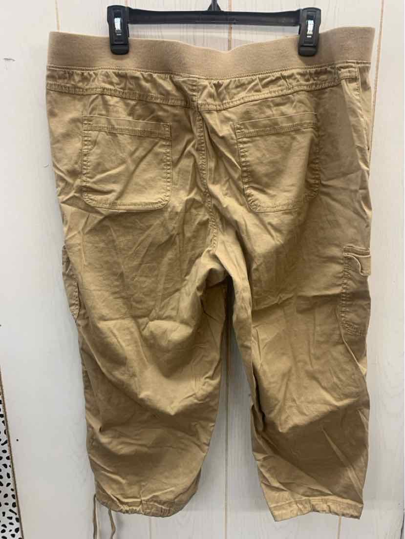 Northcrest Khaki Womens Size 16 Pants