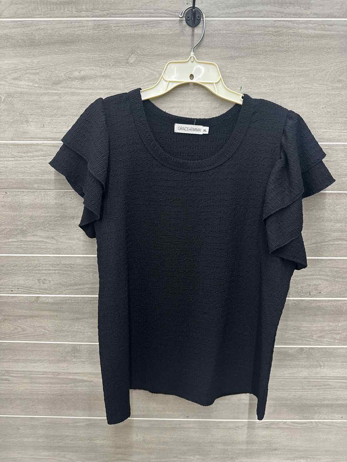 Grace + Emma Size XL Black Womens Shirt