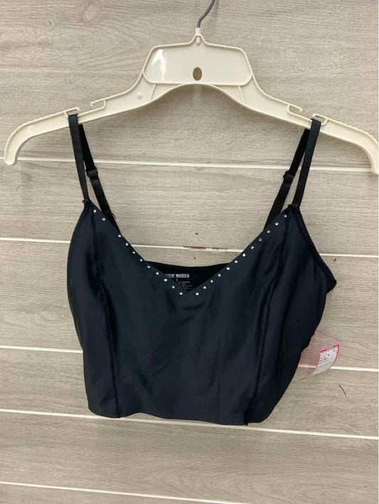 Steve Madden Black Junior Size L Tank Top