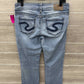 Silver Size 8 Blue Womens Jeans