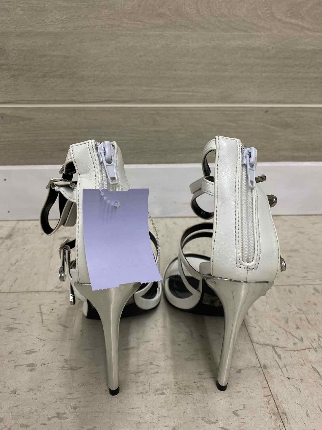 Fashion Nova White Womens Size 6.5 Sandals