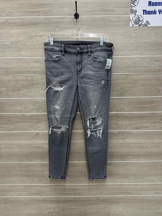 American Eagle Size 8 Short Gray Petite Jeans