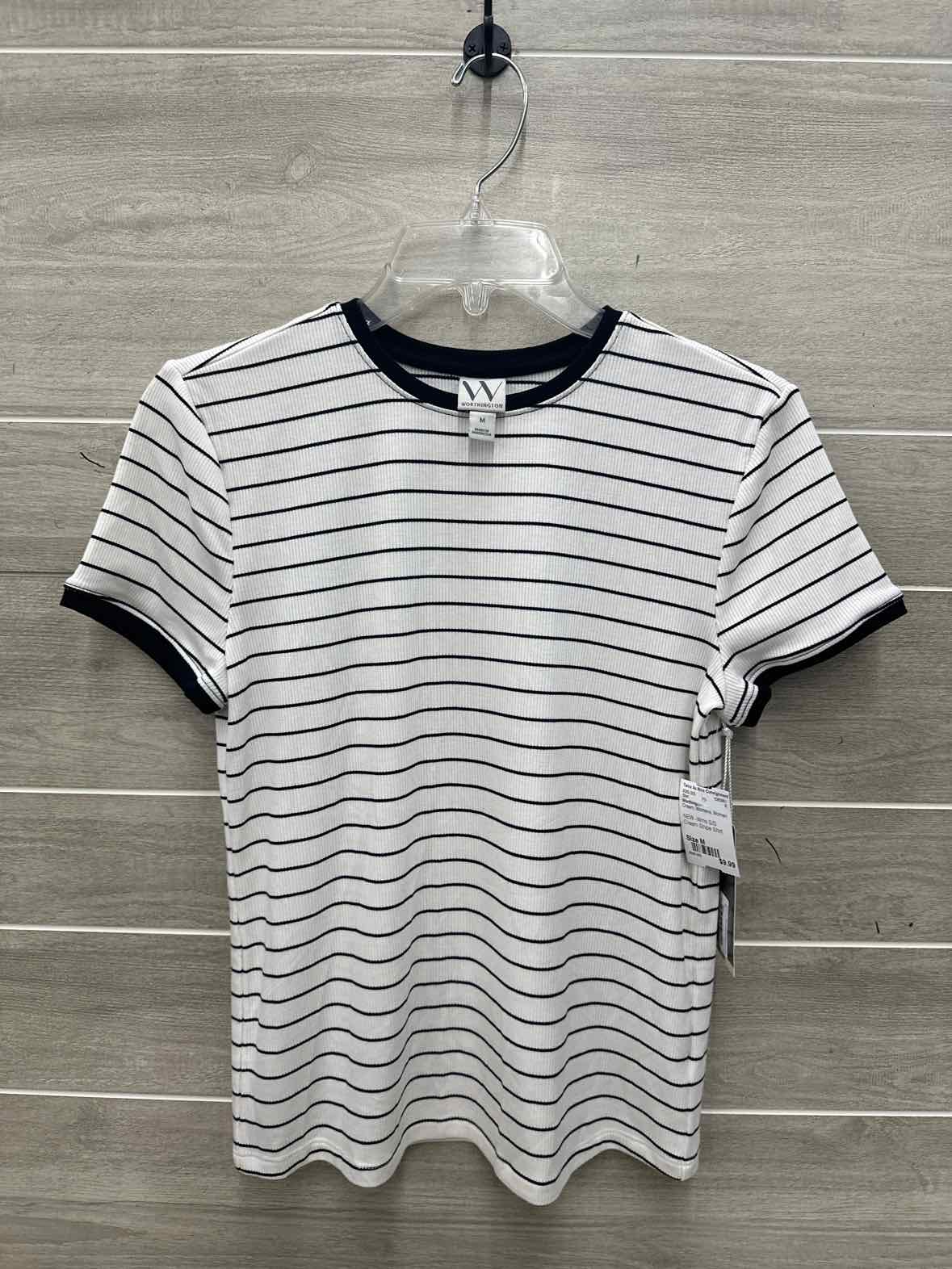 Worthington Size M Cream Womens Shirt