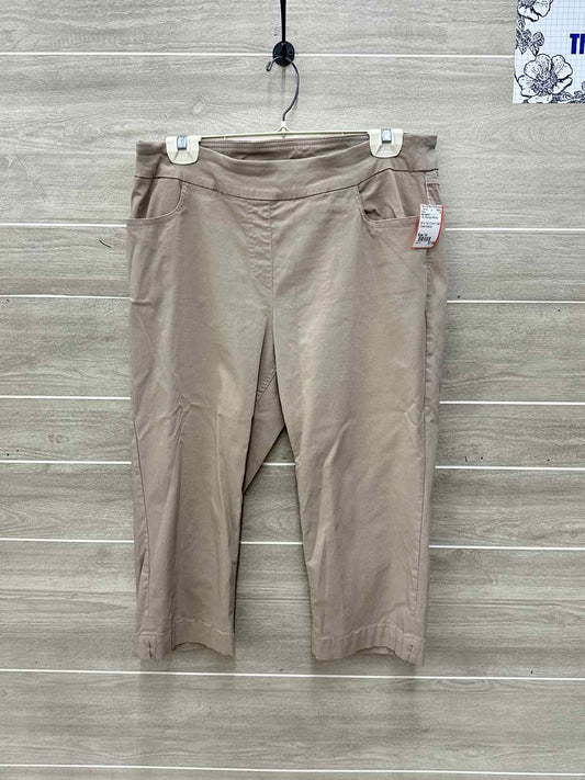 Slim-sation Tan Womens Women Size 14 Pants
