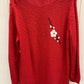 Victoria Red Womens Size M/L Sweater