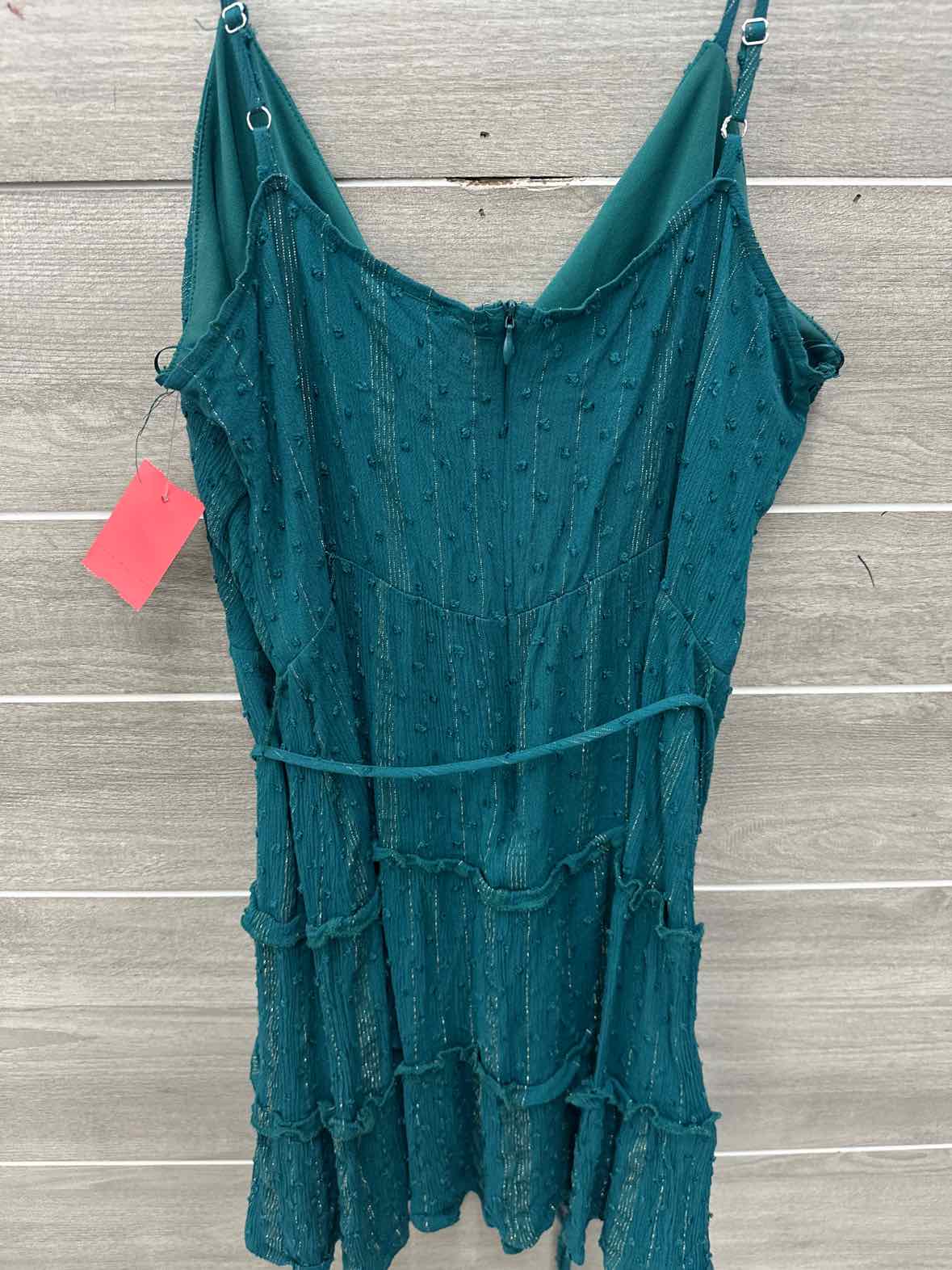 Blue Rain Size M Green Womens Tank Top
