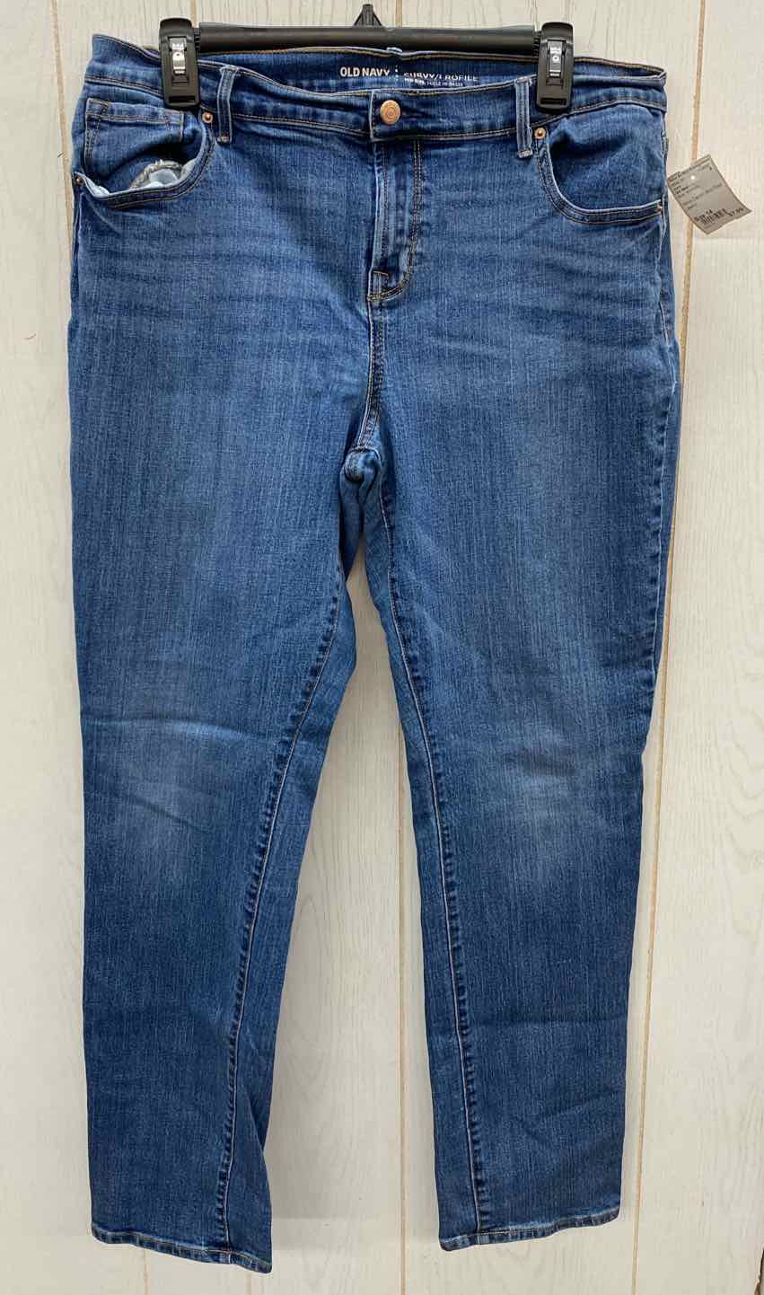 Old Navy Blue Womens Size 14 Jeans