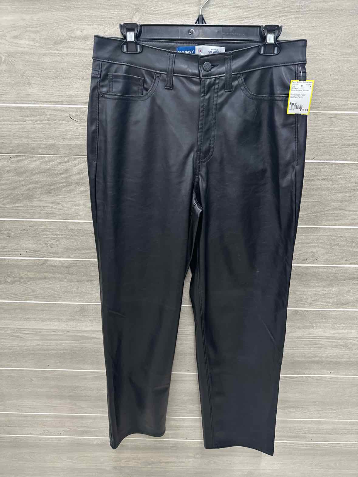 Old Navy Size 8 Black Womens Pants