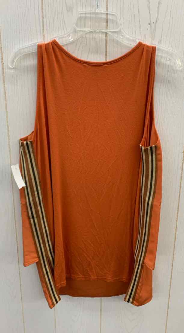 Diane Gilman Orange Womens Size M/L Tank Top