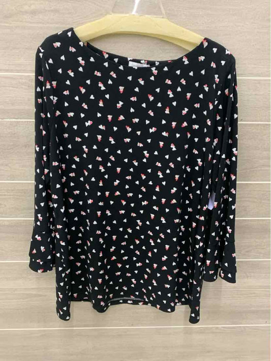 Charter Club Black Womens Size XL Shirt