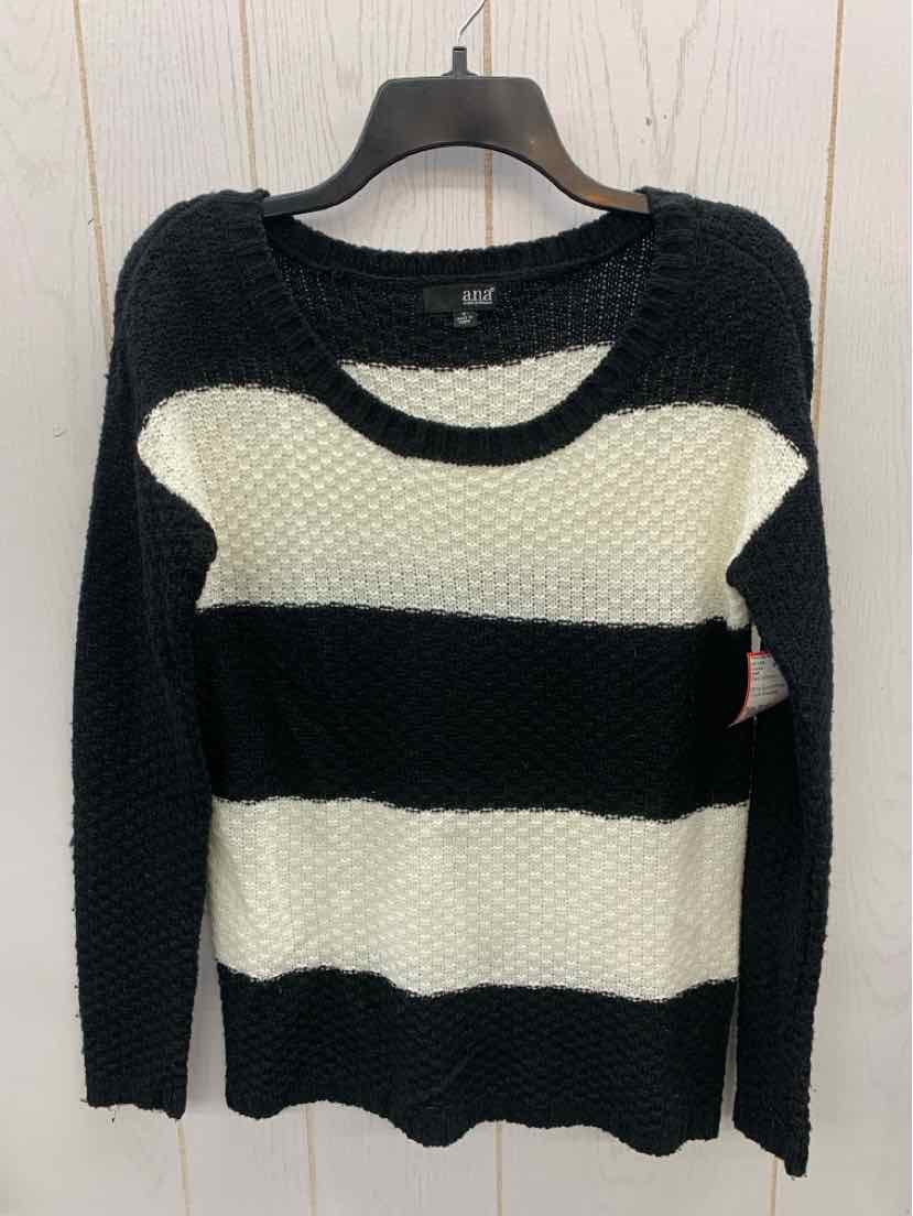 ANA Black Womens Size Small Sweater