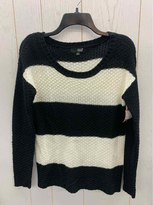 ANA Black Womens Size Small Sweater