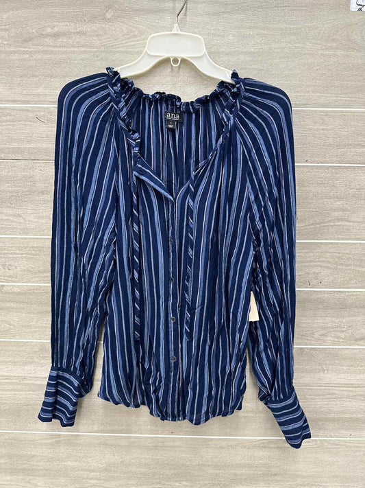 ANA Size L Blue Womens Shirt