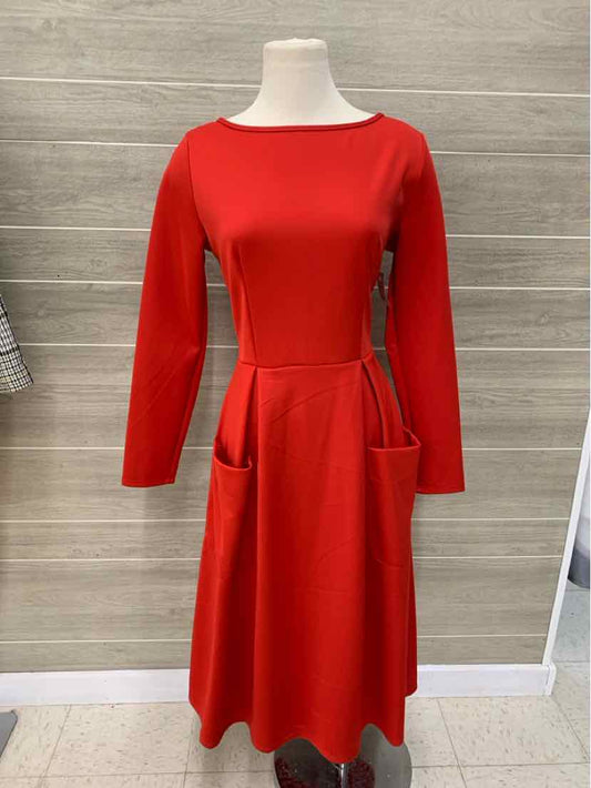 Red Womens Size 10 Dress