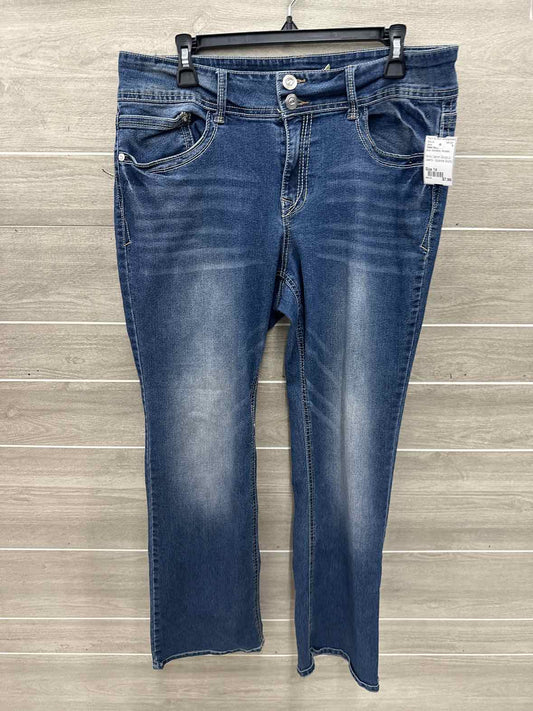 Faded Glory Size 14 Blue Womens Jeans