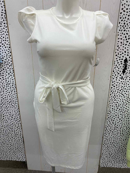 Shein White Womens Size 12/14 Dress