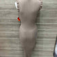 Hem & Thread Size 4/6 Tan Womens Dress