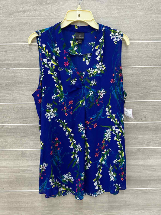 Worthington Blue Womens Size L Tank Top