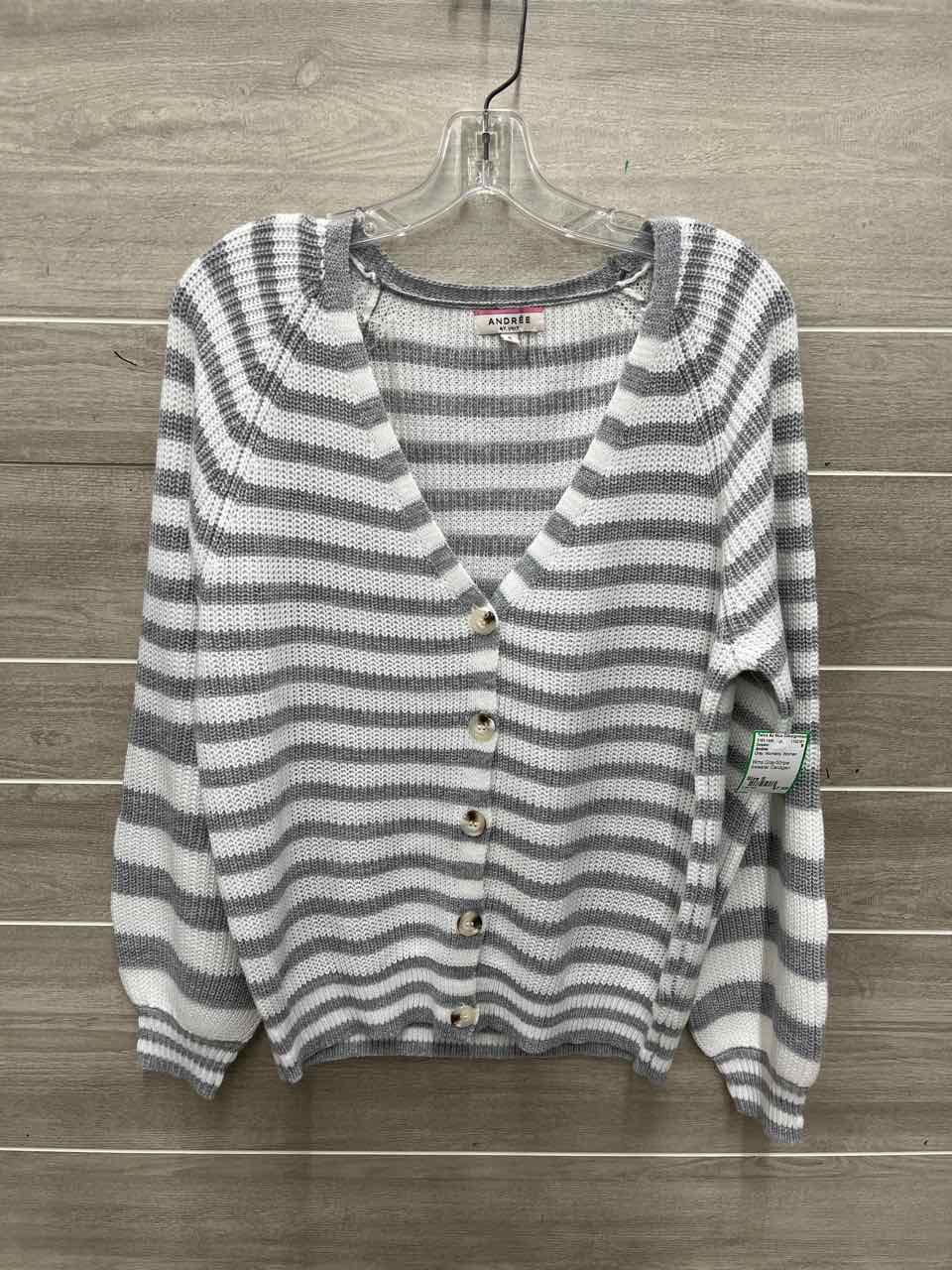 Andree Size S Gray Womens Sweater