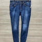 Silver Blue Womens Women Size 6 Jeans