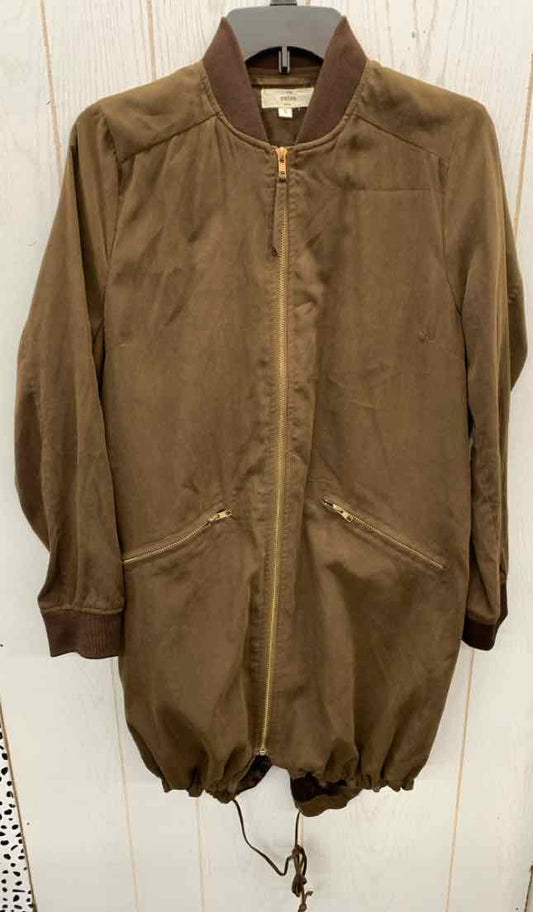 ENTRO Brown Womens Size Small Jacket (Outdoor)