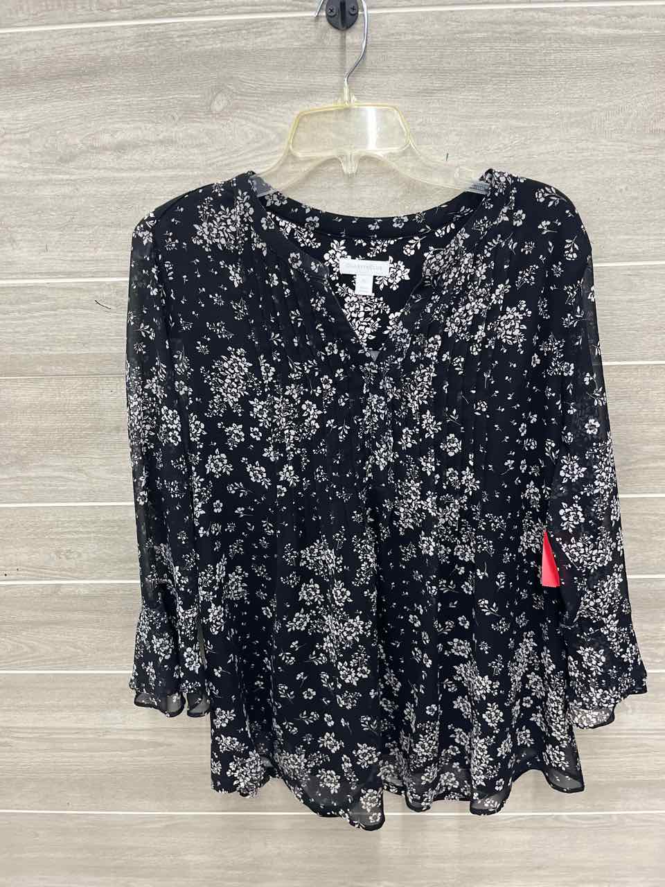 Charter Club Size XL Black Womens Shirt