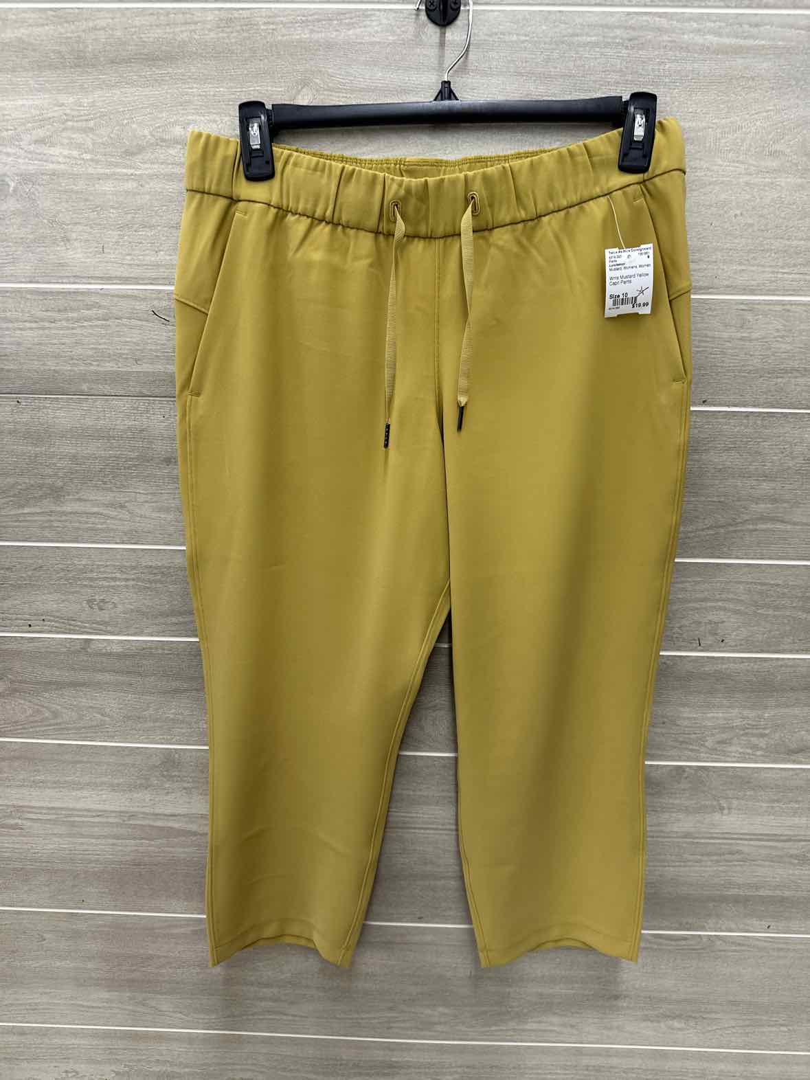 Lululemon Size 10 Mustard Womens Pants