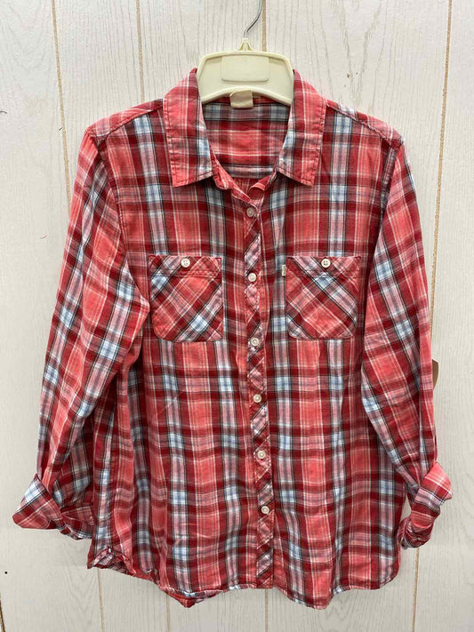 Levis Red Womens Size Small Shirt