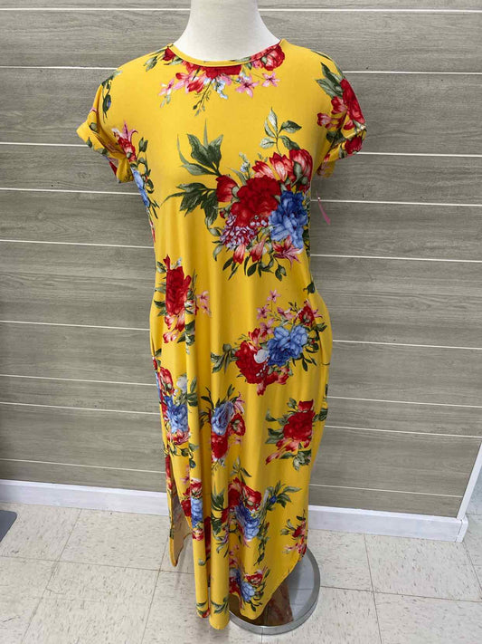 Yellow Womens Size 4 Dress