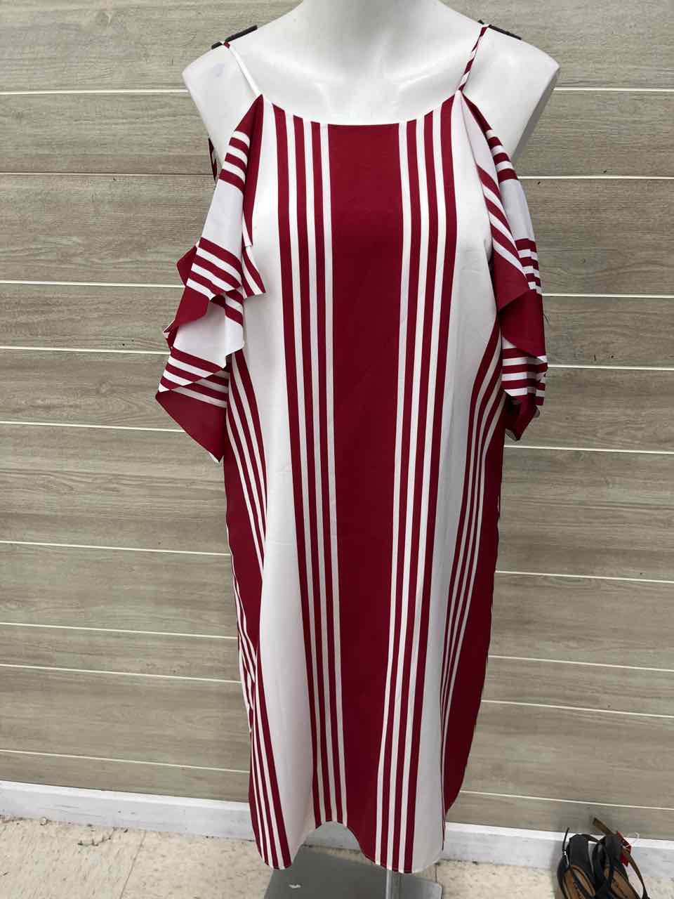 Banana Republic Size 10 Red Womens Dress