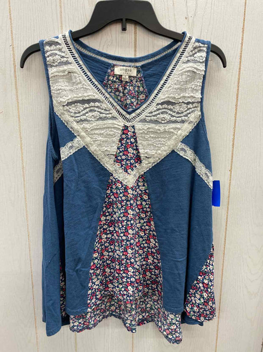 Umgee Blue Womens Size S/M Shirt