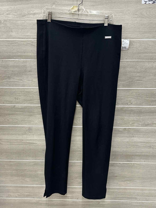 Rafaella Black Womens Size 12/14 Pants