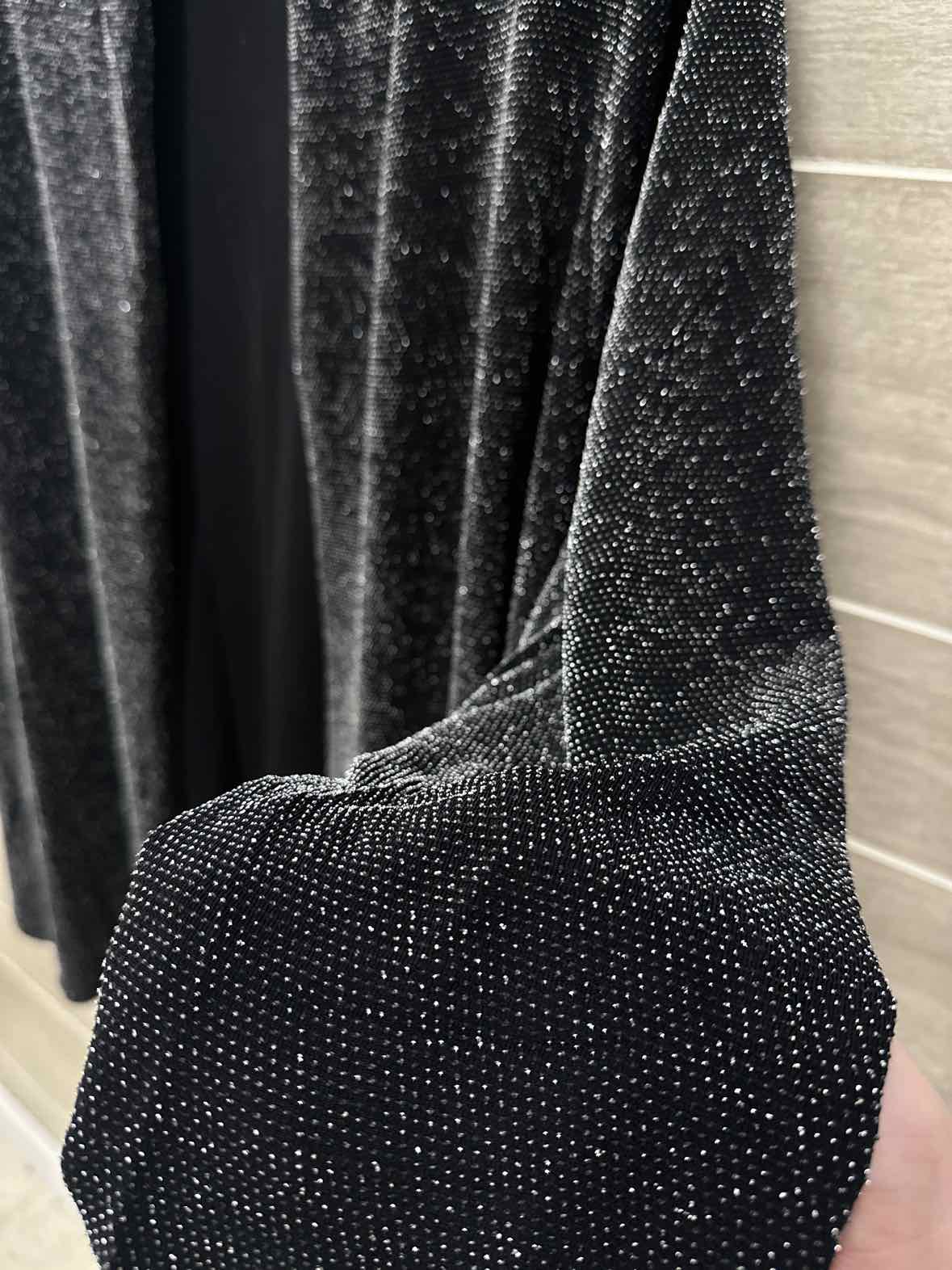 Teddi Size 1X Black Plus Blazer